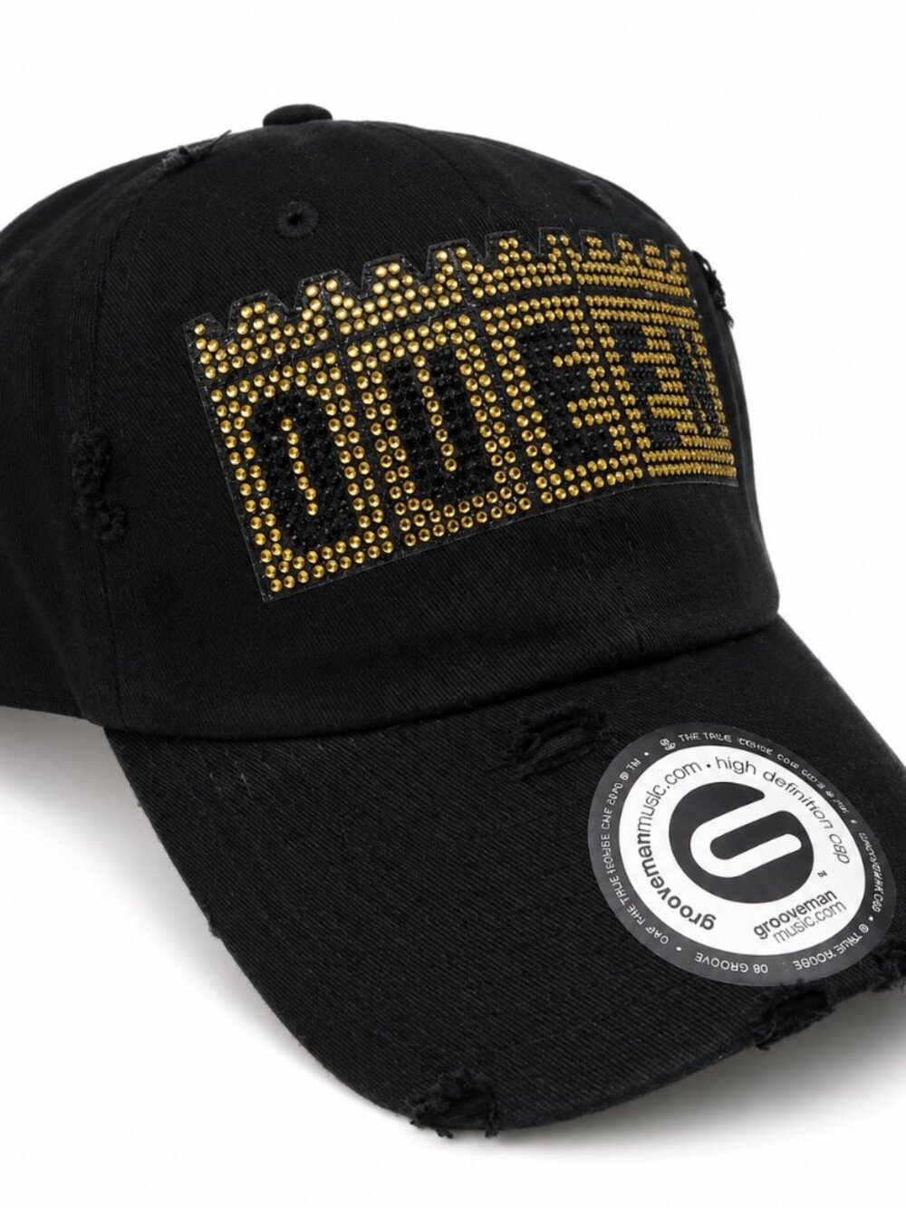 "Queen" Adjustable Twill Distressed Cap